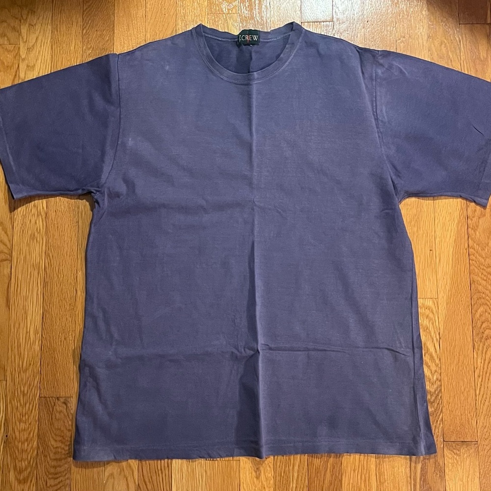 90s Vintage J. Crew Purple Crewneck Tee
